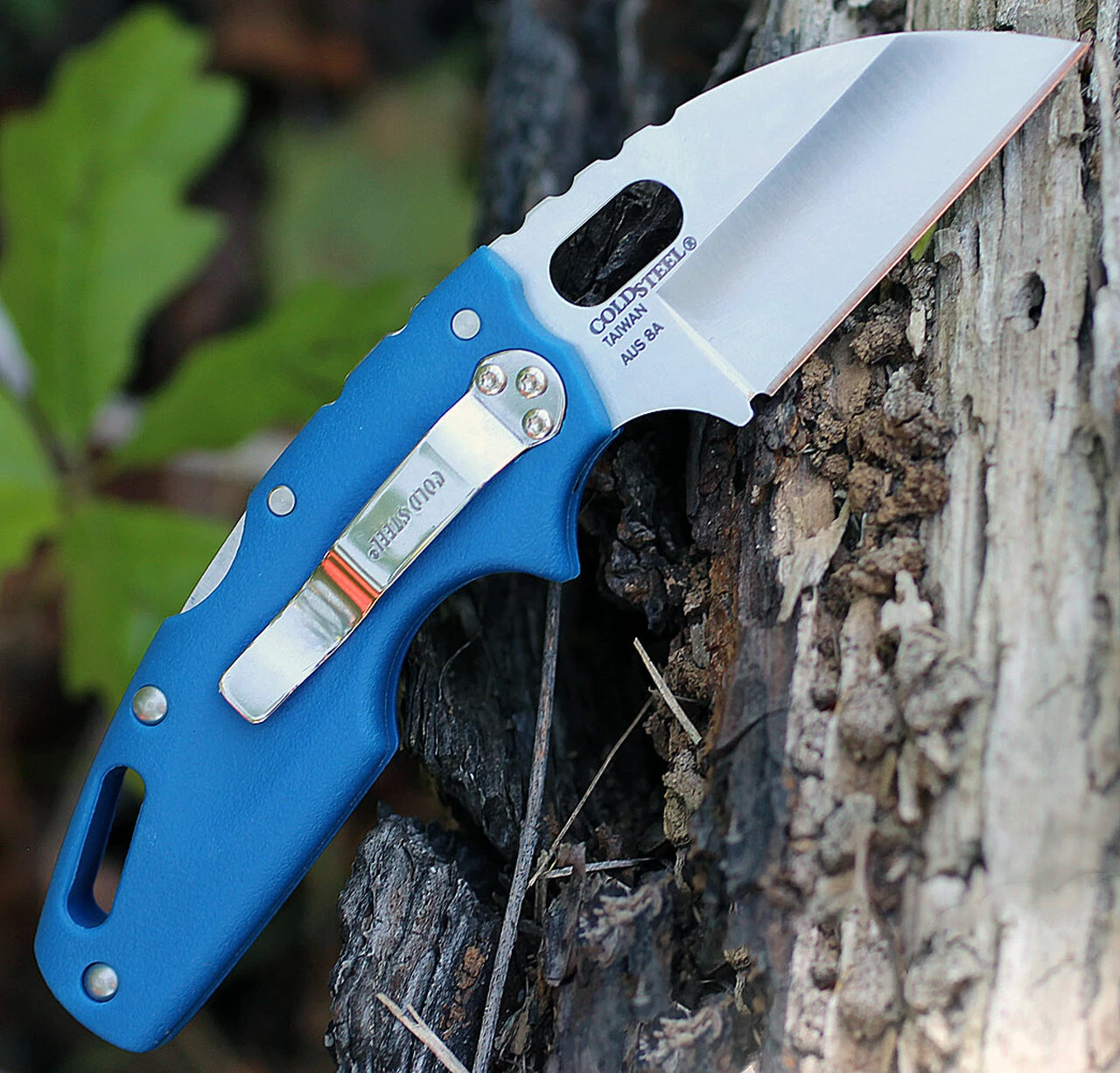 Cold Steel CS20LTB Tuff Lite, 2.5" AUS 8A SS Plain Blade, Blue Grivory Handle 2 Cold Steel CS20LTB Tuff Lite, 2.5" AUS 8A SS Plain Blade, Blue Grivory Handle - Image 2