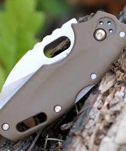 Cold Steel CS20LTF Tuff Lite Folding Knife 2.5" Plain Blade, Dark Earth Grivory Handles -Knifeworks Sales Store 20ltf.3 92542.1566585889