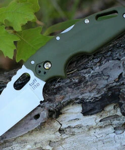 Cold Steel CS20LTG Tuff Lite, 2.5" AUS 8A SS Plain Blade, OD Green Grivory Handle