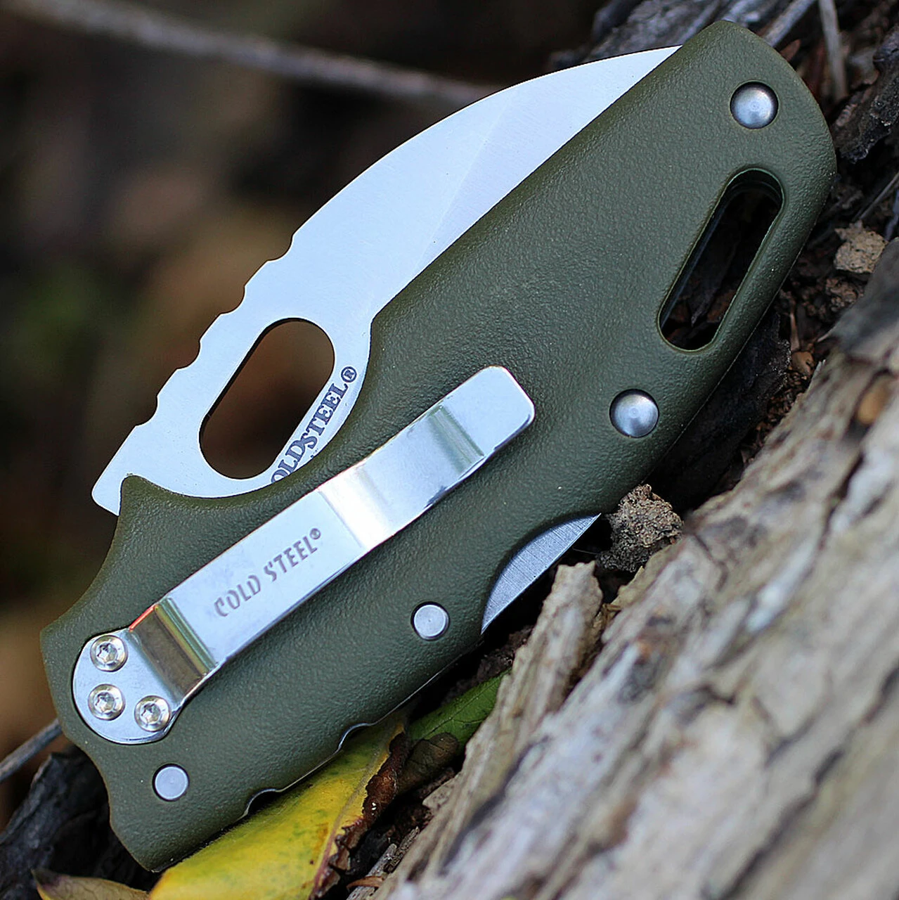 Cold Steel CS20LTG Tuff Lite, 2.5" AUS 8A SS Plain Blade, OD Green Grivory Handle 5 Cold Steel CS20LTG Tuff Lite, 2.5" AUS 8A SS Plain Blade, OD Green Grivory Handle - Image 5