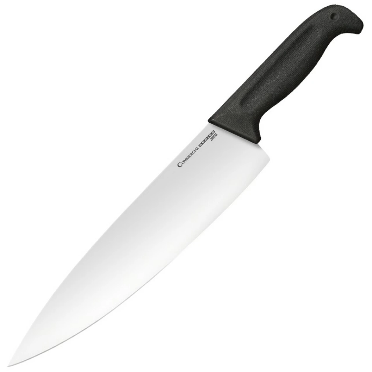 Cold Steel Chef's Knife 20VCBZ, 10" Satin Plain Blade, Black Polymer Handle 1 Cold Steel Chef's Knife 20VCBZ, 10" Satin Plain Blade, Black Polymer Handle