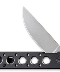 WE Knife Co. Miscreant 3.0 2101B, 3" CPM-20CV Stonewashed Drop Point Plain Blade, Black Titanium Handle -Knifeworks Sales Store 2101B Miscreant 3 3 94079.1615230959