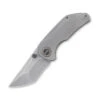 WE Knife Co. Thug 2103B, 2.69" CPM-20CV Gray Hand Rubbed Compound Tanto Blade, Gray Titanium Handle