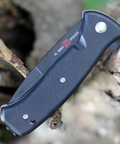 Al Mar Mini S.E.R.E. 2020 Night Linerlock A/O 2205, 3" D2 Matte Black Titanium Combo Blade, G-10 Handle -Knifeworks Sales Store 2205.3 15516.1598895228