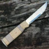 Marttiini Knives Marttiini 2230010 Lapp Knife, 4.5" Stainless Blade, Curly Birch & Reindeer Horn Handle