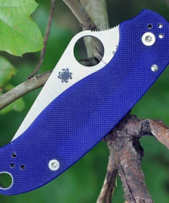 Spyderco Knives Spyderco Para-Military 3 G-10 Dark Blue C223GPDBL, 2.95" CPM S110V Plain Blade 6 Spyderco Knives Spyderco Para-Military 3 G-10 Dark Blue C223GPDBL, 2.95" CPM S110V Plain Blade -Knifeworks Sales Store 223gpdbl.3 93718.1566585915