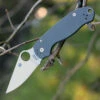 Spyderco Knives Spyderco Para Military 3 G-10 Dark Gray C223GPDGY, 2.95" Maxamet Plain Blade