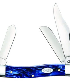 Case Large Stockman 23435 Blue Pearl Kirinite Handle (10347 SS)
