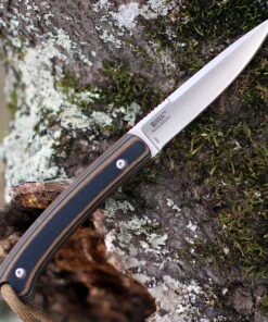 CRKT 2382 Biwa Fixed Blade, 3.02" 8Cr13MoV Satin Plain Blade, G10 Handle w/ Sheath