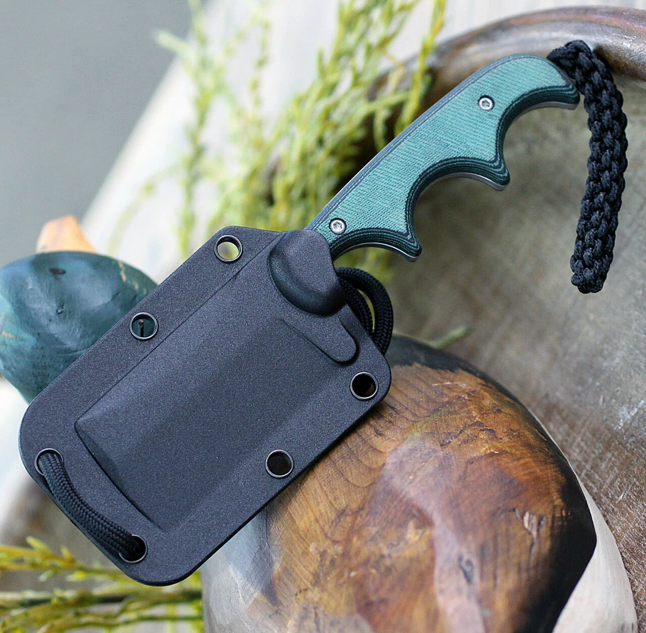 CRKT Minimalist Cleaver, 2.131" 5Cr15MoV Bead Blast Blade, Polised Rasin Infused Fiber Handle 3 CRKT Minimalist Cleaver, 2.131" 5Cr15MoV Bead Blast Blade, Polised Rasin Infused Fiber Handle - Image 3