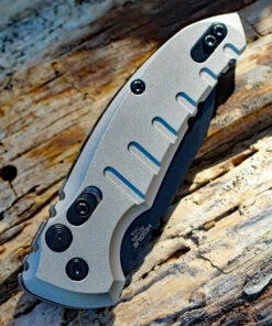 HOGUE 24107 A01-MS, 2.6" WHARNCLIFFE CPM-154 FDE BLACK BLADE, TAN ALUMINUM HANDLE 6 HOGUE 24107 A01-MS, 2.6" WHARNCLIFFE CPM-154 FDE BLACK BLADE, TAN ALUMINUM HANDLE -Knifeworks Sales Store 24107 99078.1566586219