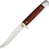 Bear and Son 263R Rosewood Small Hunter, 2 3/8" High Carbon Steel Plain Blade, Rosewood Handle