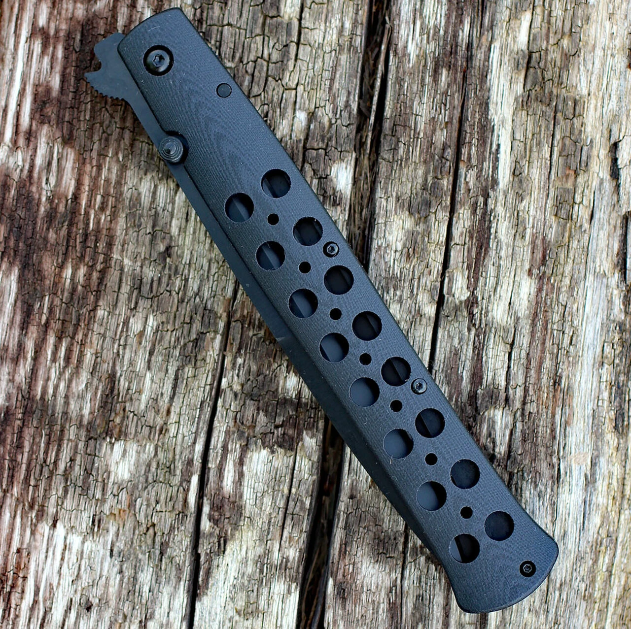 Cold Steel Ti-Lite 26C6 (6" Black S35VN) Black G-10 3 Cold Steel Ti-Lite 26C6 (6" Black S35VN) Black G-10 - Image 3