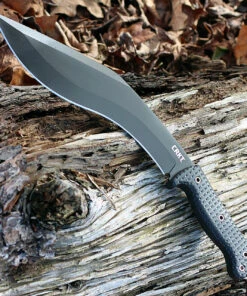 CRKT 2742 KUK, 10.5" 65Mn Plain Blade, Black Polypropylene Handle w/Rubber Overmold