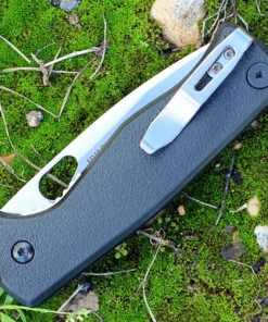 CRKT 2817 HVAS, 3.38" 1.4116 Plain Blade, Black GFN Handle -Knifeworks Sales Store 2817.2 49098.1566585976