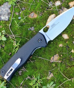 CRKT 2817 HVAS, 3.38" 1.4116 Plain Blade, Black GFN Handle -Knifeworks Sales Store 2817.3 38435.1566585975