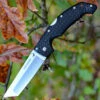 Cold Steel 29AT Large Voyager Tanto Point, 4" AUS10A Plain Blade, Black Grive-Ex Handle