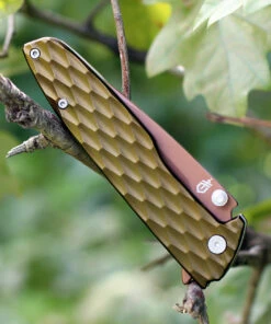 Gerber 30-001353 One-Flip, 3.2 in 5Cr15MoV Rose Gold Plain Blade, Green Aluminum Handle -Knifeworks Sales Store 30 001353.3 54776.1566585935