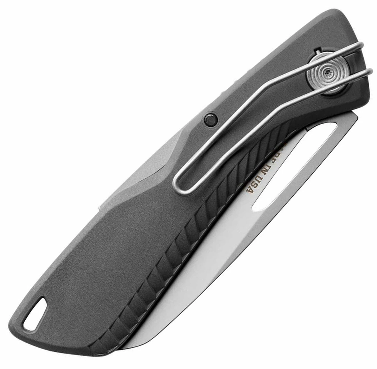 Gerber Sharkbelly Folding Knife 31-003216, 3.25" 420HC Combo Blade, Gray GRN Handle 2 Gerber Sharkbelly Folding Knife 31-003216, 3.25" 420HC Combo Blade, Gray GRN Handle - Image 2