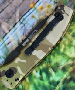 Gerber Empower Auto 30-001621, 3.25" Black CPM-S30V Plain Blade, Multicam-Arid Aluminum Handle -Knifeworks Sales Store 30 001621.4 32904.1566586404