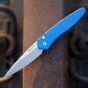 Pro-Tech Newport Automatic - Blue Alum. (3" S35VN SW) 3405-BLUE