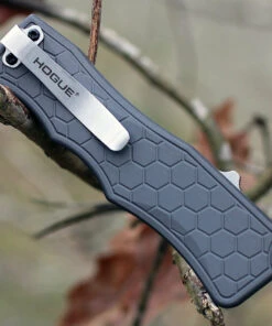 Hogue Houge Exploit 34052 OTF, 3.5" CPM S30V Clip Point Tumbled Blade, Matte Grey Aluminum Handle 6 Hogue Houge Exploit 34052 OTF, 3.5" CPM S30V Clip Point Tumbled Blade, Matte Grey Aluminum Handle -Knifeworks Sales Store 34052.2 81078.1566586206