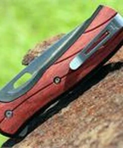 Buck Knives Buck 346RWS Vantage Avid, 3.25" 420HC Plain Blade, Rosewood Dymondwood Handle -Knifeworks Sales Store 346rws.1 52046.1566585912