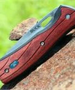 Buck Knives Buck 346RWS Vantage Avid, 3.25" 420HC Plain Blade, Rosewood Dymondwood Handle -Knifeworks Sales Store 346rws 21614.1566585913