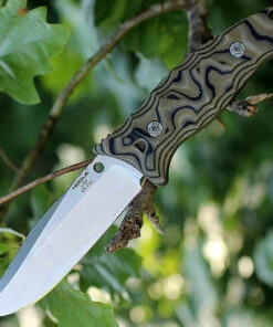 Hogue 35278 EX-F02, 4.5" 154 CM Plain Blade, G-Mascus® Green G-10 Handle