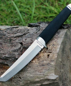 Cold Steel 35AB Master Tanto in San Mai, 6" VG-10 Plain Blade, Black Kray-Ex™ Handle