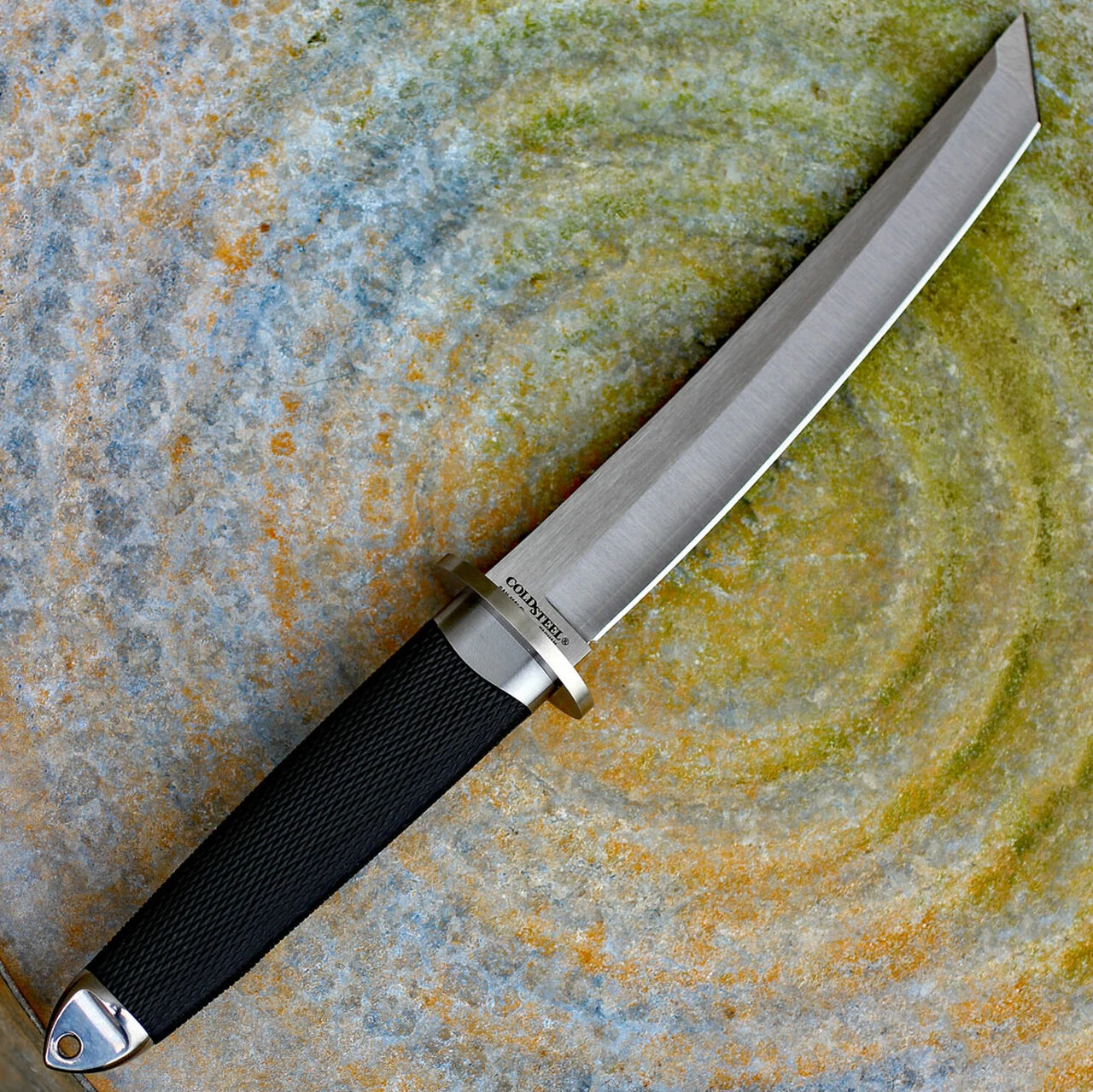 Cold Steel 35AC Magnum Tanto II in San Mai, 7.5" VG-10 Plain Blade, Black Kray-Ex™ Handle 2 Cold Steel 35AC Magnum Tanto II in San Mai, 7.5" VG-10 Plain Blade, Black Kray-Ex™ Handle - Image 2