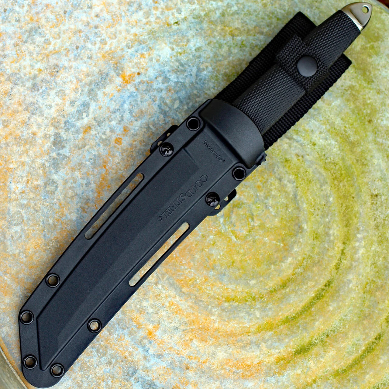 Cold Steel 35AC Magnum Tanto II in San Mai, 7.5" VG-10 Plain Blade, Black Kray-Ex™ Handle 3 Cold Steel 35AC Magnum Tanto II in San Mai, 7.5" VG-10 Plain Blade, Black Kray-Ex™ Handle - Image 3