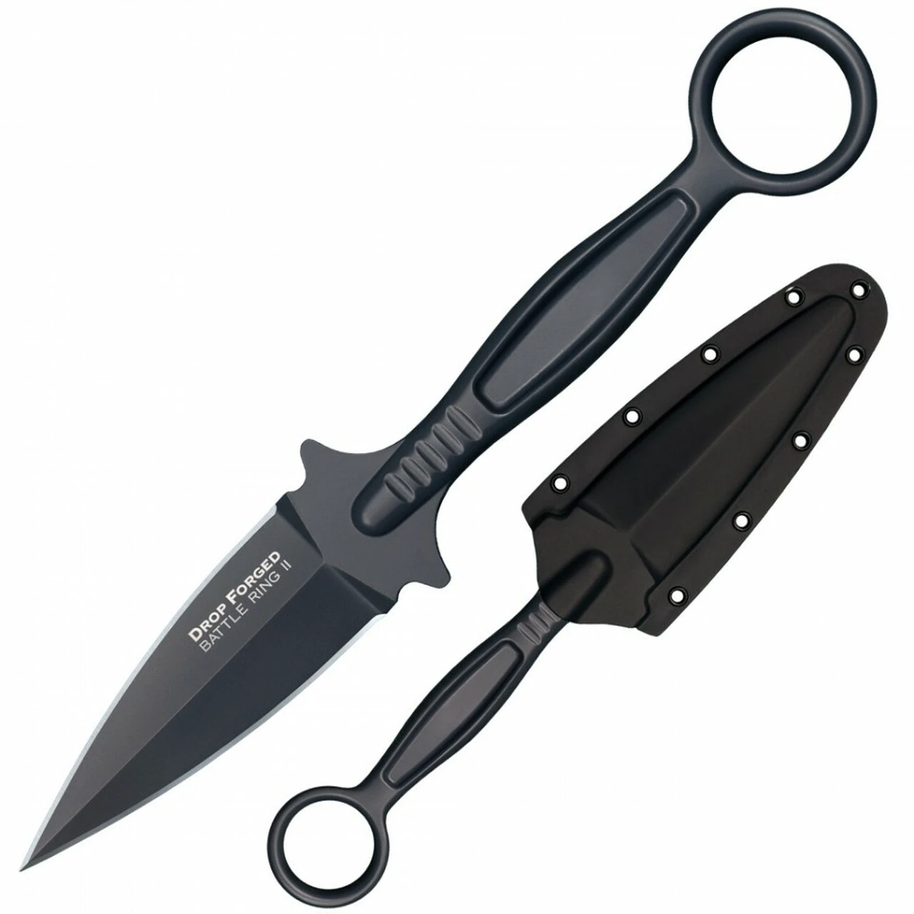 Cold Steel Drop Forged Battle Ring II 36MF, 3 1/2" 52100 High Carbon Fixed Blade 1 Cold Steel Drop Forged Battle Ring II 36MF, 3 1/2" 52100 High Carbon Fixed Blade