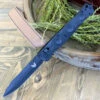 Benchmade Knives Benchmade 391BK SOCP Tactical Folder, 4.47" D2 Steel Balck Plain Blade, CF-Elite Handle