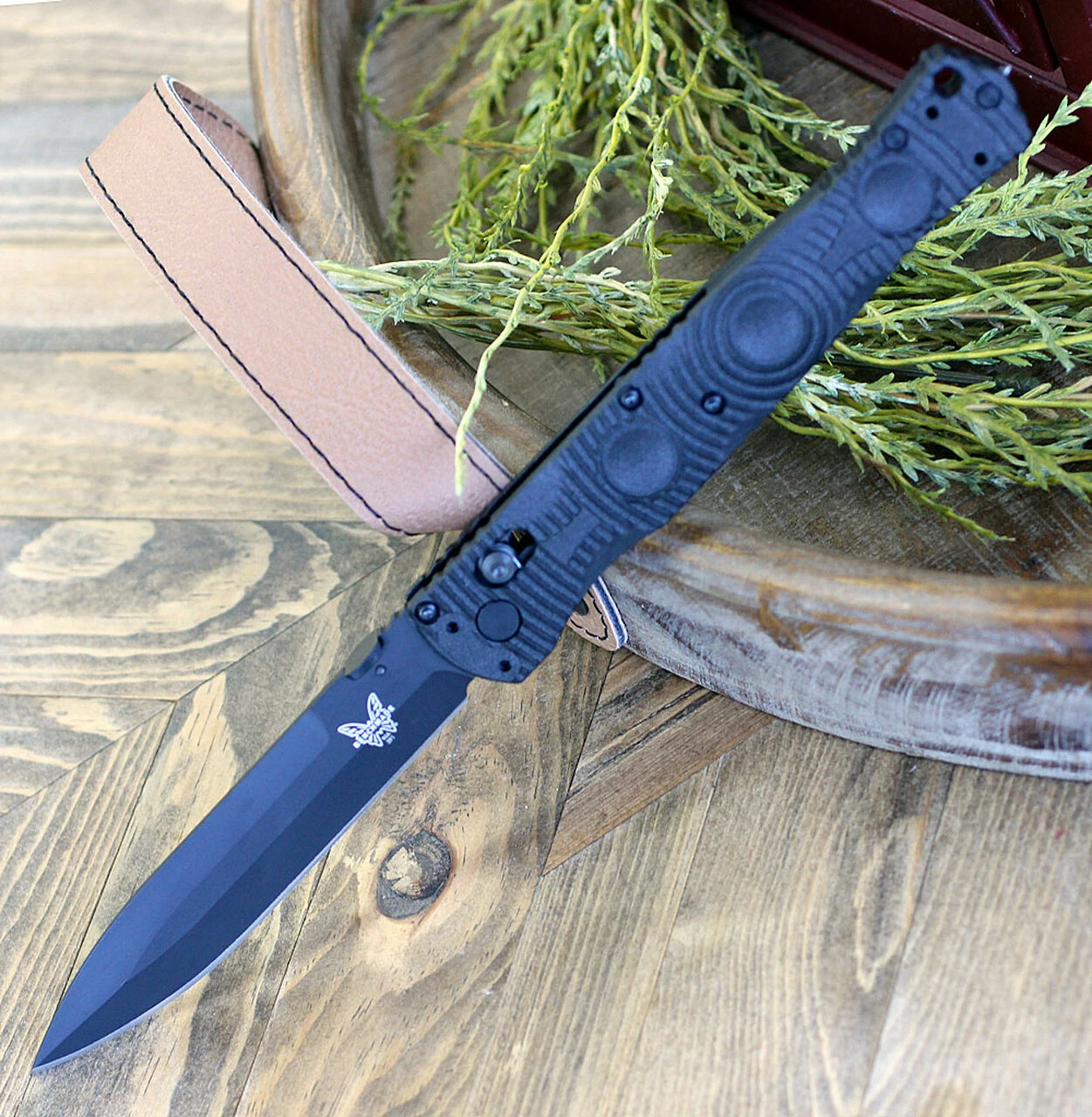 Benchmade Knives Benchmade 391BK SOCP Tactical Folder, 4.47" D2 Steel Balck Plain Blade, CF-Elite Handle 1 Benchmade Knives Benchmade 391BK SOCP Tactical Folder, 4.47" D2 Steel Balck Plain Blade, CF-Elite Handle