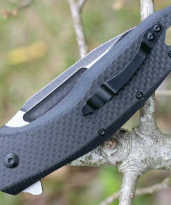 Kershaw Knives Kershaw 3935 Flourish, 3.5" 8Cr13MoV SS Plain Blade, G-10 w/Carbon Fiber Overlay Handle -Knifeworks Sales Store 3935.4 53920.1566585930