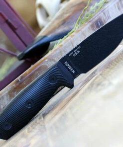 ESEE Knives ESEE-3 3PMB-001, 3.88" 1095 Carbon Steel Black Plain Blade, Black G10 3D Handle, Black Sheath -Knifeworks Sales Store 3PMB 001 47619.1581958503