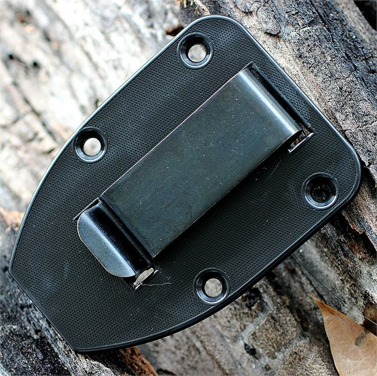 ESEE Knives ESEE 3S-MB-B, Combo Edge, Black Molded Sheath, Black Molle Back 2 ESEE Knives ESEE 3S-MB-B, Combo Edge, Black Molded Sheath, Black Molle Back - Image 2