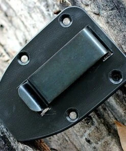 ESEE Knives ESEE 3PM-MB-B, Plain Edge, Modified Pommel, Black Molded Sheath w/ Molle Back -Knifeworks Sales Store 3pclip b 8 33290.1566589396