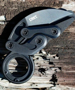 CRKT 4040 PROVOKE Kinematic, 2.41" D2 Black Karambit Blade, Black Aluminum Handle -Knifeworks Sales Store 4040.3 72884.1627402106