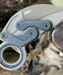 CRKT 4040E Kinematic Karambit, 2.41" D2 Plain Blade, Aluminum Handle -Knifeworks Sales Store 4040E.3 25150.1571239429