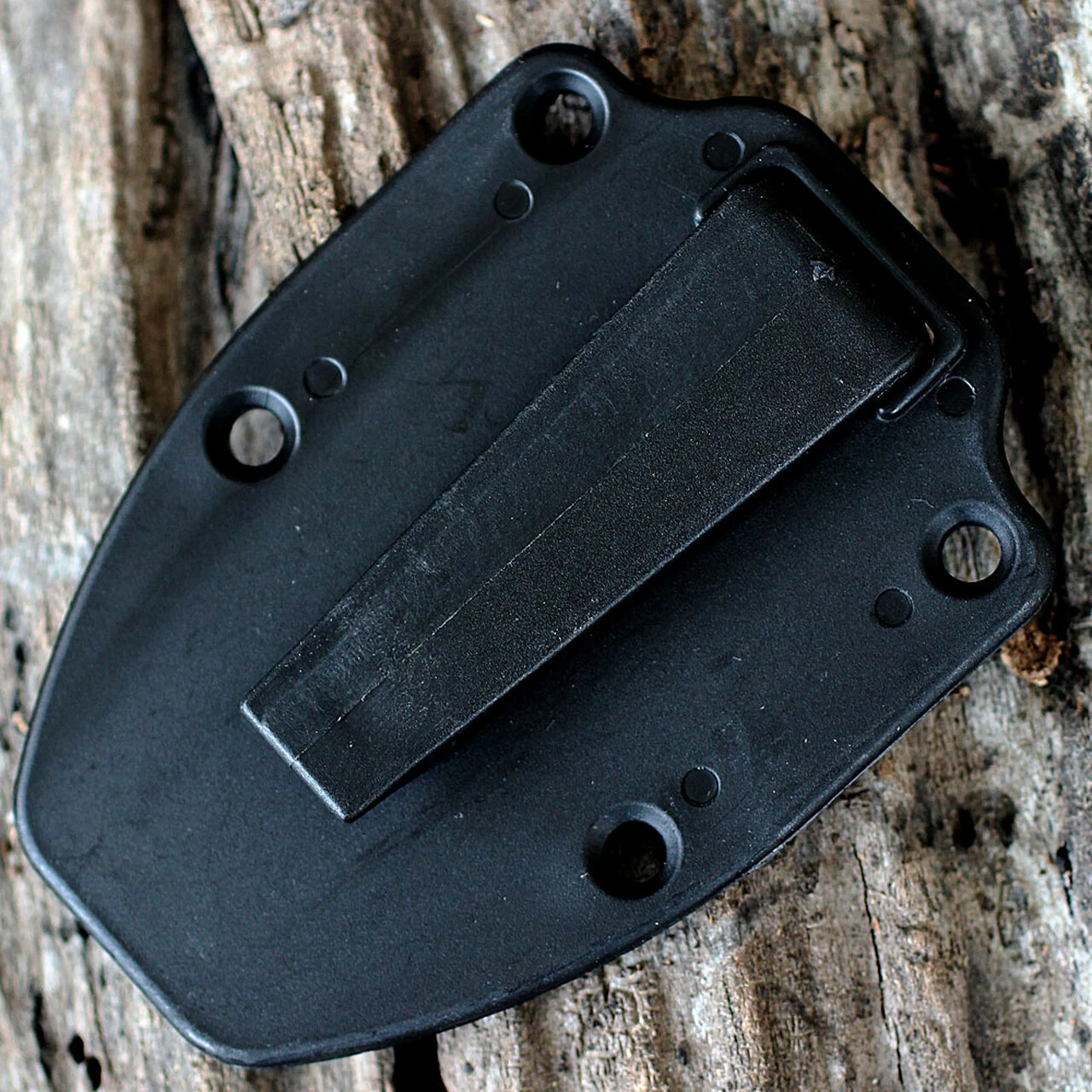 ESEE Knives ESEE 3PM-MB-OD, Plain Edge, Modified Pommel, Orange G-10 Handles, Black Sheath w/ Molle Back 2 ESEE Knives ESEE 3PM-MB-OD, Plain Edge, Modified Pommel, Orange G-10 Handles, Black Sheath w/ Molle Back - Image 2