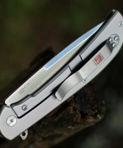 Al Mar Ultralight Titanium Framelock, 4116 4" TC4 Titanium, Plain Blade, Titanium Handle -Knifeworks Sales Store 4116.3 35278.1598894478