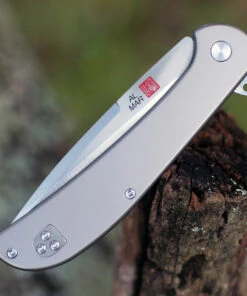 Al Mar Ultralight Titanium Framelock, 4116 4" TC4 Titanium, Plain Blade, Titanium Handle -Knifeworks Sales Store 4116.4 08165.1598894478