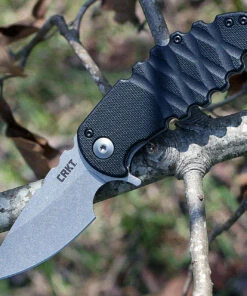 CRKT 4120 Pineapple, 2.62" 1.4116 SS Plain Blade, Black GFN Handle