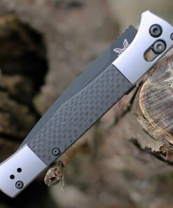 Benchmade Knives Benchmade 4170BK Auto Fact, 3.95" Black DLC Coated CPM-S90V Spear-point Blade, Aluminum w/Carbon Fiber inlays Handle -Knifeworks Sales Store 4170BK.2 25367.1610479877