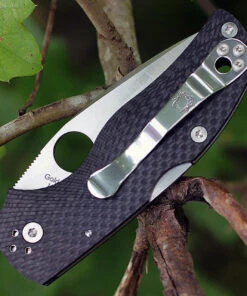 Spyderco Knives Spyderco Native 5 Fluted Carbon Fiber C41CFFP5, 2.95" CPM S90V Plain Blade -Knifeworks Sales Store 41cffp5.2 95456.1566585911