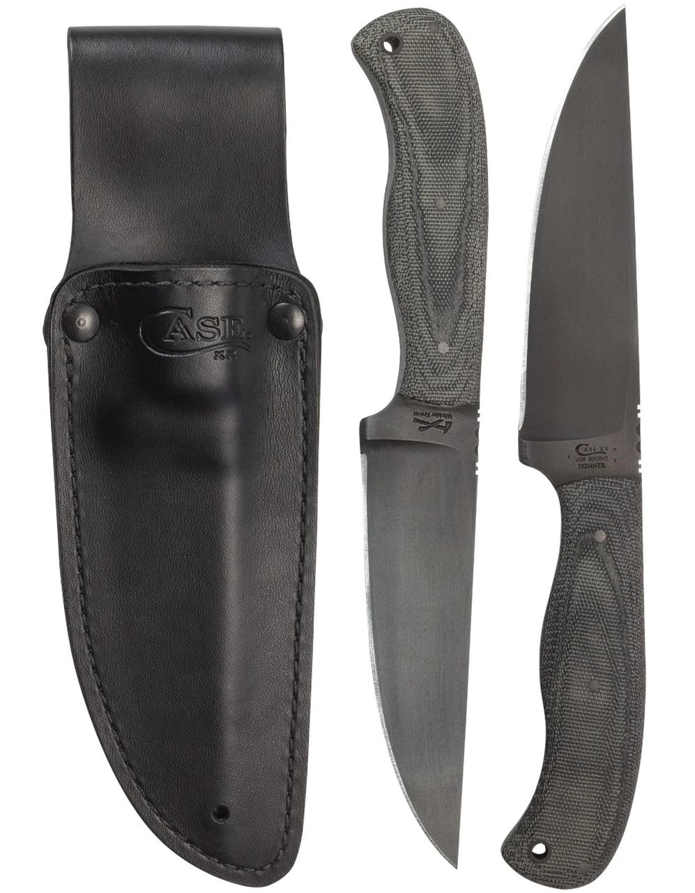 Case 43173 Winkler Skinner, Black Canvas Laminate Handle (SKINNER 80CrV2) 1 Case 43173 Winkler Skinner, Black Canvas Laminate Handle (SKINNER 80CrV2)