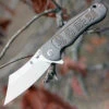 Kizer Cutlery Kizer 4439 Zugang, 3.75" CPM-S35VN Plain Blade, Titanium Handle w/Embossed Chinese Characters