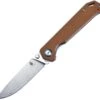 Kizer Cutlery Begleiter 4458A4, 3.5" VG10 SS Blade, Brown G-10 Handle